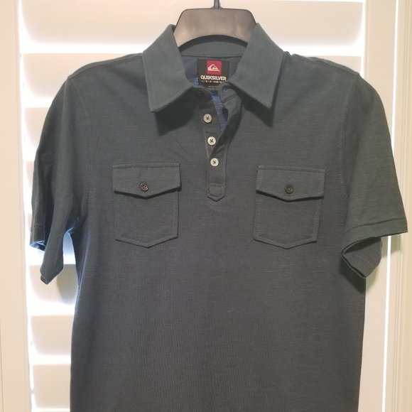 Quiksilver Boys Short Sleeve Polo Shirt - Picture 1 of 5